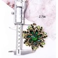 thumbnail image 3 of Broche de flores elegante de cristal Vintage para mujer, broche de boda Sailing  Electrónica, 3 of 5