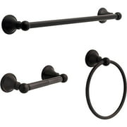 Crestfield 3-Piece Bath Hardware Set, Bronze