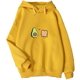thumbnail image 1 of KEEVICI Cute Avocado Vegan Bread Cartoon Sudaderas con capucha para mujer Fokelyi WMZY-667-5, 1 of 7