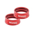 thumbnail image 2 of 2x2x Anillos De Fijación De Manillar De Bicicleta Plegable Marco De Aluminio Reemplazo De Montaje De Vástago Rojo 25,4mm, 2 of 8