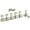 Nickel, variant on Kluson 6 In-Line Vintage Tuning Machines Nickel