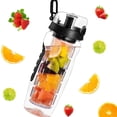 thumbnail image 2 of Water Bottle - 32oz - Leakproof With Full-Length Infusion Rod - Men Women's Ideal Fitness Gift Or For Gym, Camping, 2 of 5