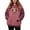 Red, variant on Women's Zip-Up Pet Carrier Hoodie Jacket for Cats and Dogs, Red, Size M, Warm Polar Fleece Sweatshirt, Front Pouch Pocket, Relaxed Winter Outerwear, Long Sleeve Casual Top