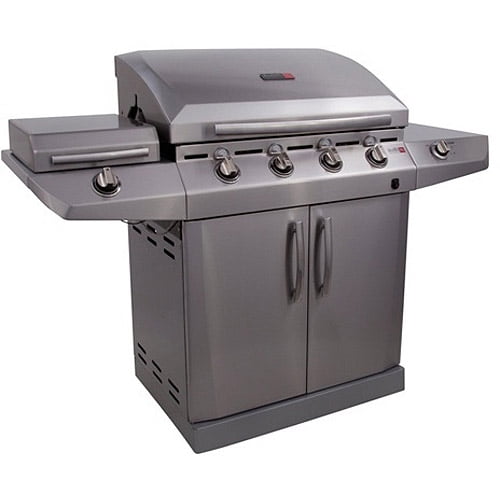 Char-Broil TRU-Infrared T-47D Grill with Side Burner - Walmart.com