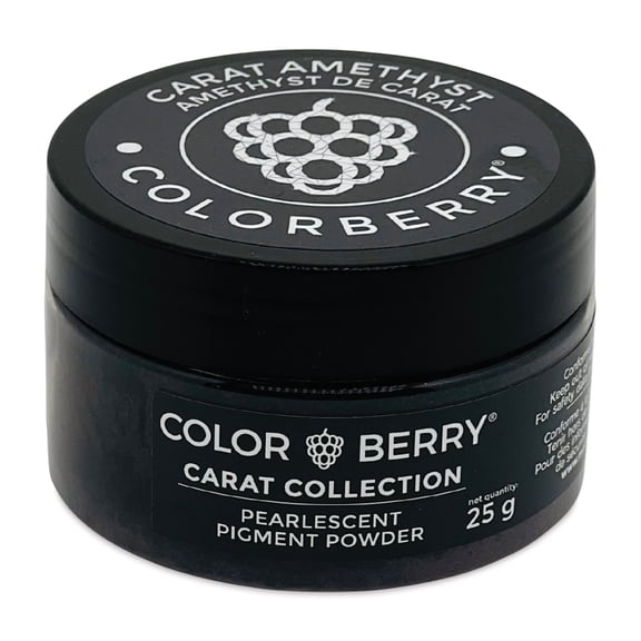 Colorberry Carat Collection Dry Resin Pigment - Amethyst, 25 g, Jar