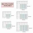 thumbnail image 6 of Turquoise Gray Striped Outdoor Rug 6x9 Ft, Non Slip Washable Area Rug, Farmhouse Stripe Art Patio Rugs Carpet Runner, Large Floor Mat for Indoor/Outdoor Deck Porch Camping, 6 of 8