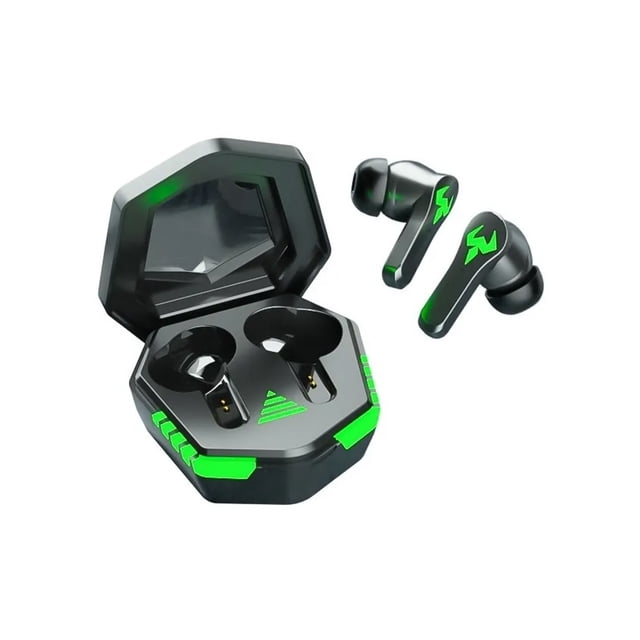 Audífonos Inalámbricos Petukita Box N35 Gamer Negro + Caja de Carga
