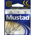 thumbnail image 2 of Mustad Long Shank Beak Hook (Nickel) - Size: #4 12pc, 2 of 5