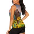 thumbnail image 6 of Rocae Horse Sunflowers for Women's Workout Tank Top Lightweight Sleeveless Fit Tops- Moisture-Wicking, BreathableMedium, 6 of 9