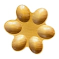 thumbnail image 3 of Soporte de madera para huevos, organizador de huevos, bandeja para guardar huevos, soporte para codorniz, pato, granja Tiene capacidad para 6 huevos, 3 of 9