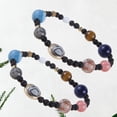 thumbnail image 3 of 2 Unids Pulseras de Piedra Natural Universo Creativo Único Galaxy Ocho Planetas Cuentas de Diseño Brazaletes Elásticos Estilo Étnico Pulseras Encantadoras, 3 of 4