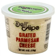 DELL ALPE CHEESE PARM GRATED-6 OZ -Pack of 12