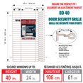 thumbnail image 2 of Mr. Goodbar Grille de Sécurité pour Porte de 40 Pouces, 2 of 4