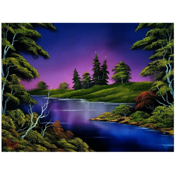 Rompecabezas Toynk Bob Ross Blue River Nature 1000 piezas