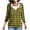 Gold, variant on Cardigan for Women Long Sleeve Women's Daily Printed Raglan Sleeve Long Sleeve Sweater Fashion Casual Hooded Pocket Zipper Top Hot Pink S