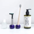 thumbnail image 5 of Set Of 2 Ceramic Toothbrush Holders For Bathroom Midnight Blue, 5 of 5
