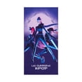 thumbnail image 1 of Toalla Providencia Premium Para Baño Guerreras K-Pop Hunters Morado, 1 of 7