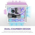 thumbnail image 5 of NZXT CMH92FWR1 H9 Flow RGB ATX Mid-Tower PC Case Dual Chamber White, 5 of 8