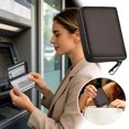 thumbnail image 2 of Credit Card Holder Organizer Wallet Binder Case Book for Men Women with 20 Card Slots, Small Card Case for IDs Gift Cards Business Cards, Zipper Wallet for Travel Daily Use, Coffee, 2 of 4