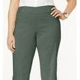 thumbnail image 2 of JM Collection Women's Embellished Pull On Capri Pants Green Size Large, 2 of 3