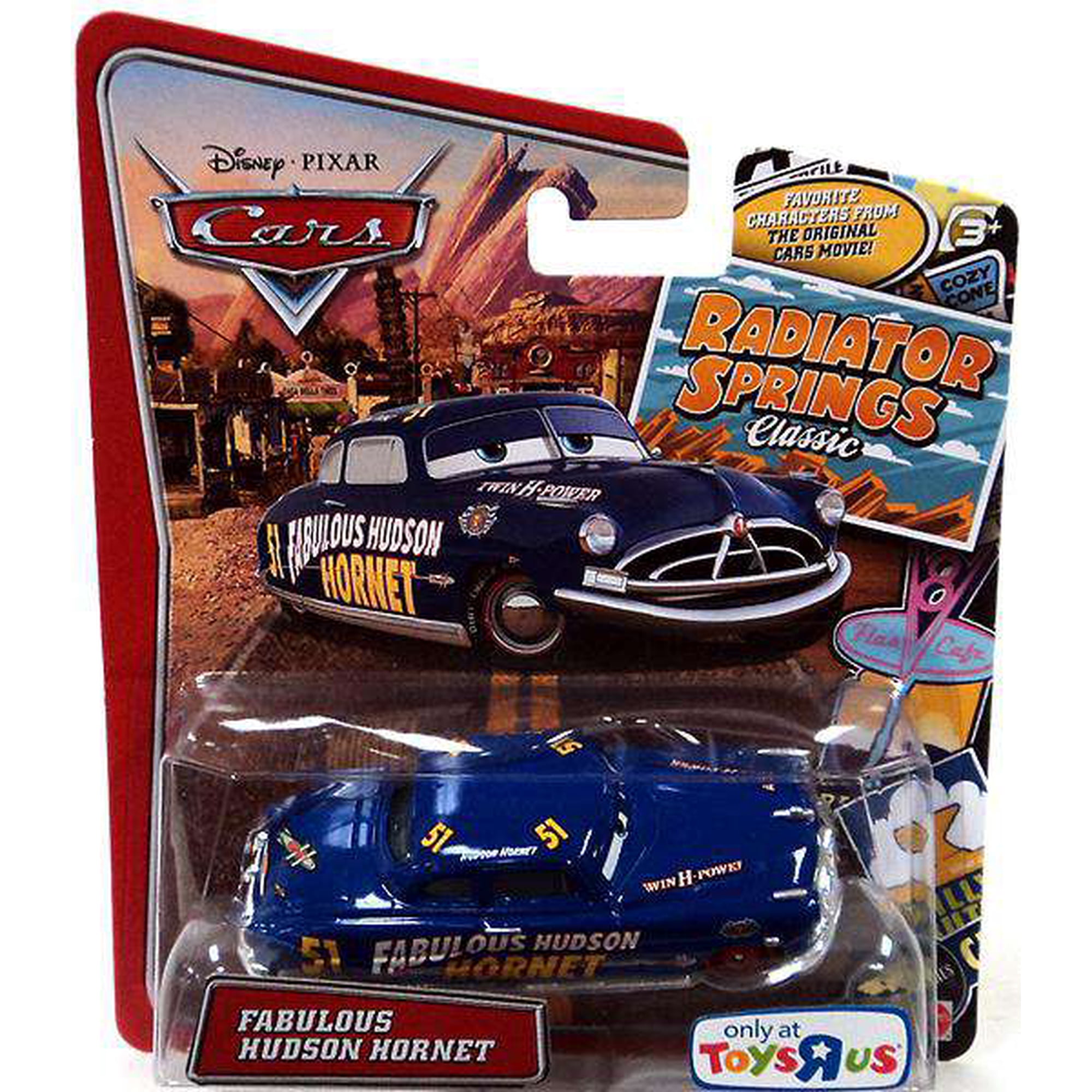 Disney / Pixar Cars Radiator Springs Classic Fabulous Hudson Hornet Diecast Car (Radiator Springs Classics)