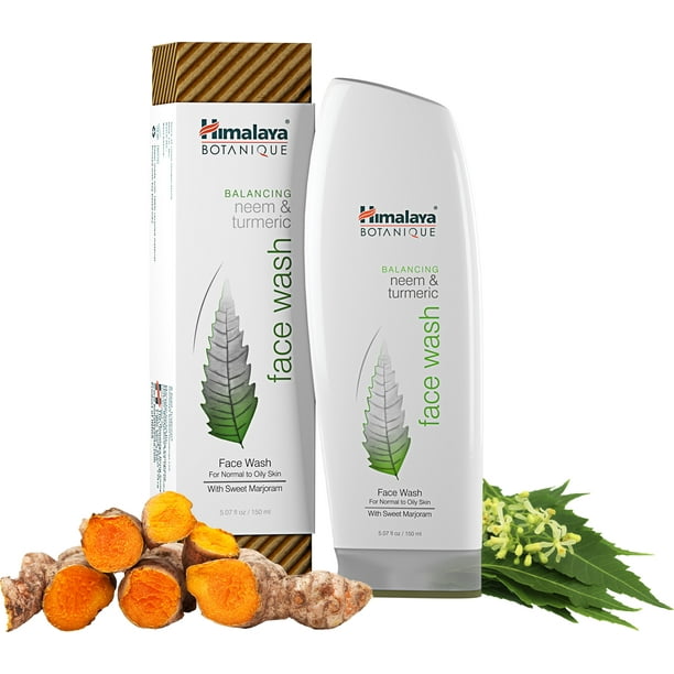 Himalaya Botanique Neem & Turmeric Face Wash For Normal to Oily Skin
