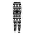 thumbnail image 4 of Gibobby Leggings estampados para mujer Pantalones largos de Navidad con estampado informal para mujer, mallas elásticas que combinan con todo, pantalones ajustados(Negro,CH), 4 of 5