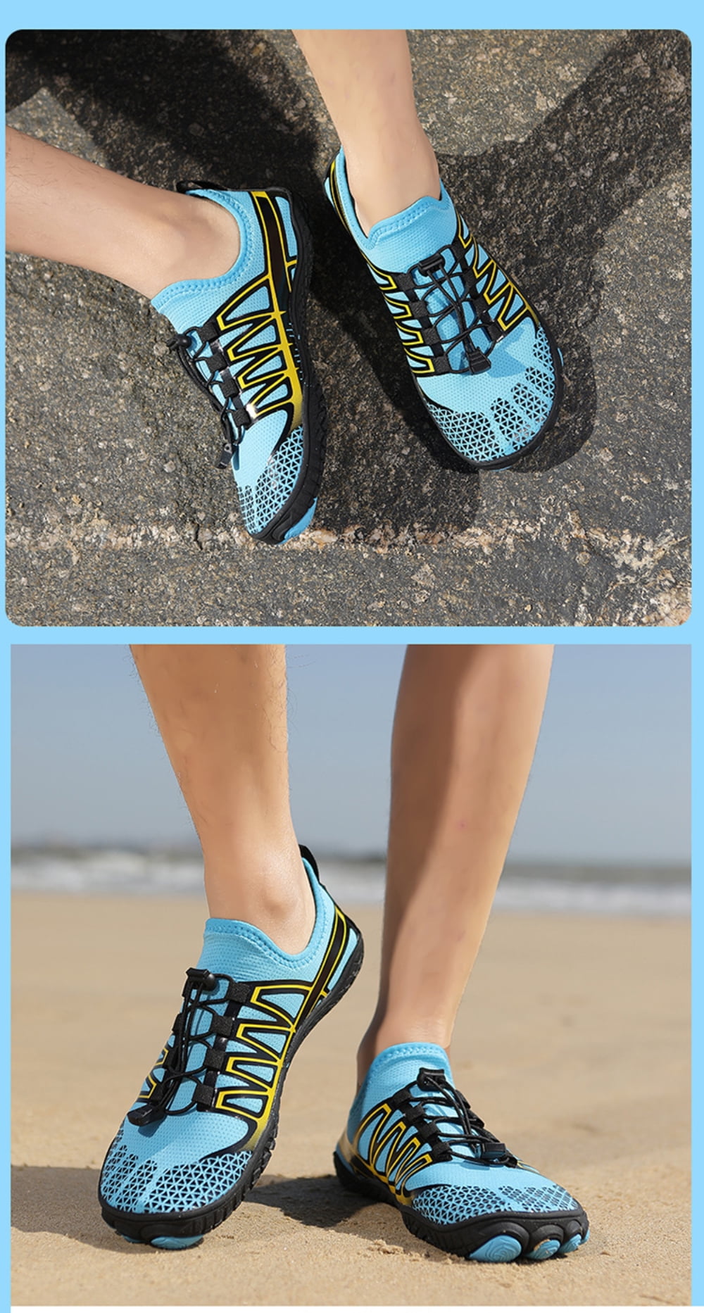ChiVerve Hiking Barefoot Shoes for Women Men Breathable & Non-Slip Athletic Footwear Wide Toe Water Shoes,Designed for Walking,Running&Swimming