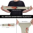 thumbnail image 3 of Bingfone Farmers Gardening Sleeves Sun Protection Arm Cooling Sleeves for Women Men with Thumb Hole - Flamingo Sitting On Chair, 3 of 7