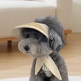 thumbnail image 1 of Gorra con visera para mascotas, gorra de ala ancha, con cordón ajustable, gorra de béisbol para perros, sombrero para correr al aire libre, viajes de beige, 1 of 8