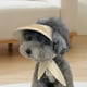 thumbnail image 1 of Gorra con visera para mascotas, gorra de ala ancha, sombreros informales para perros pequeños y medianos, sombrero para el sol, gorra de béisbol para beige, 1 of 10