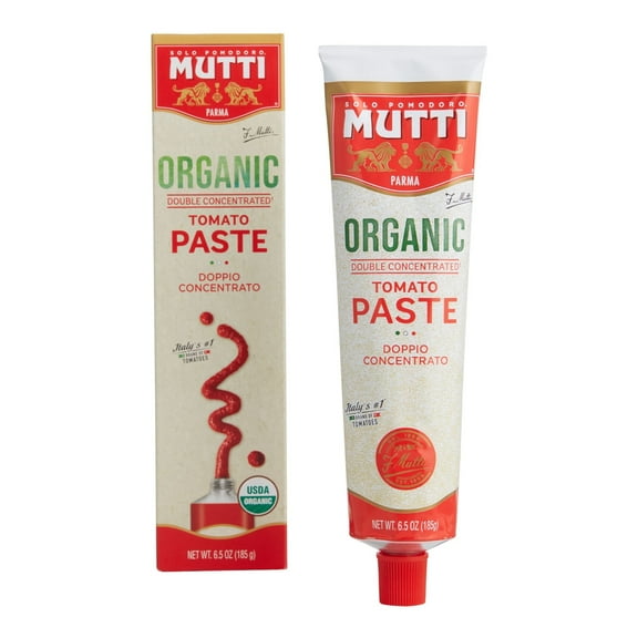 Mutti Organic Double Concentrated Tomato Paste 6.5 oz. Pack of 4