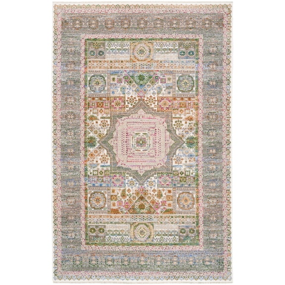Nourison Quaint Harmony 5'3" x 7'6" Multicolor Bohemian Indoor Rug