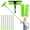 Green, variant on Bigking 3m Window Cleaning Equipment Kit with Long Handle, 27cm Window Washing Squeegee and 28cm Scrubber Cleaning Equipment for Home, Shower Glass, Car, RV