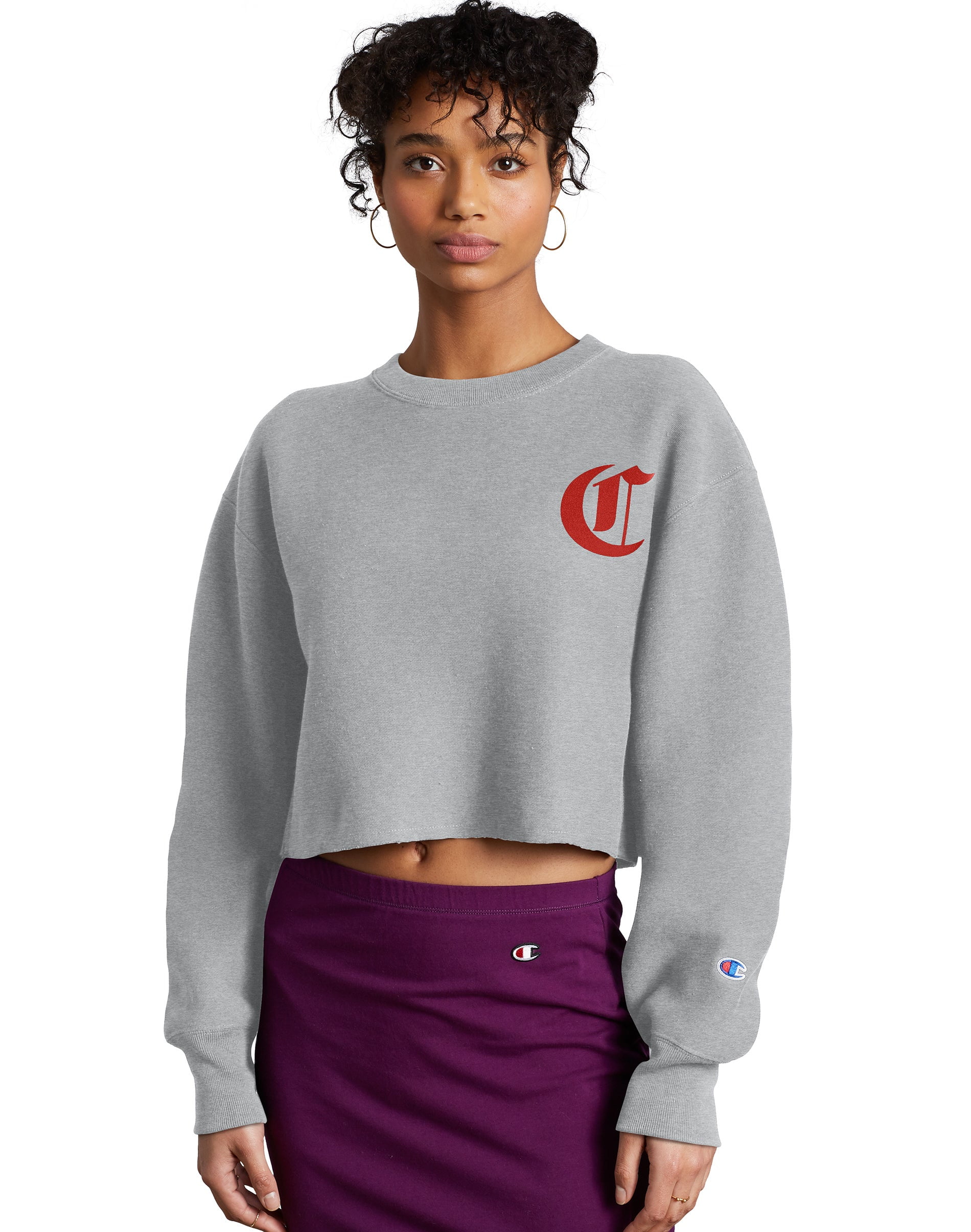 champion reverse weave crop sweatshirt