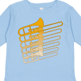 thumbnail image 4 of Inktastic Trombone Line Boys or Girls Long Sleeve Toddler T-Shirt, 4 of 5