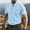 Blue, variant on ASDFVBKG Mens Polo Shirts Short Sleeve Quick Dry Athletic Casual Designed Print Collared Golf Polo T-Shirt Gray 3XL