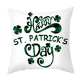 thumbnail image 1 of Fundas de almohada para el Día de San Patricio, funda de cojín decorativa a cuadros de búfalo, algodón y lino Estilo4, 1 of 7
