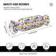 thumbnail image 3 of Salouo Flower Pattern Cute Bolster Pillow,Cylindrical Pillow Long Pillow for Bed Round Side Pillow for Knee/Leg/Neck ,- Length 24.4" x 9.8" Diameter, 3 of 8