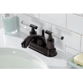 thumbnail image 4 of Kingston Brass FB2605CKL Kaiser 4 in. Centerset Bathroom Faucet with Pop-Up Drain, Oil Rubbed Bronze, 4 of 5