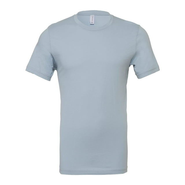 Bella Canvas Men`s 3001c, L, Light Blue