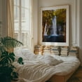 thumbnail image 3 of Burney Falls - California Photography Waterfall Nature Scenic Forest Landscape Woods Autumn Oak Framed Wall Art Print 16 x 20 inches, 3 of 12