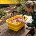 thumbnail image 4 of Collapsible Bucket - Portable Foldable Wash for Car Washing, Camping & Hiking Lightweight Outdoor Water Fishing, Picnic, Kitchen Cleaning Space-Saving Design, 4 of 4