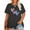 B-DarkGray, variant on XCHQRTI Heart Women Graphic Shirt Plus Size 4th of July Short Sleeve Shirt Valentine's Day Top