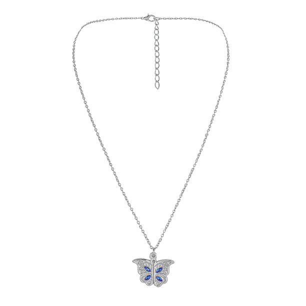 keusn butterfly necklace for women butterfly jewelry pendant long chain