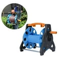 thumbnail image 4 of Hand Crank Garden Hose Reel Cart Storage Rack Pipe Storage Organizer Bracket, 4 of 8