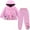 Pink, variant on Mercatoo Girls Boys Hood Windbreaker Jacket   Rain Pants Set Kids Hoodies Raincoat Trench Coat Suit Troop Jogging Suit