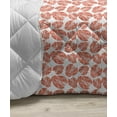 thumbnail image 3 of Ladybugs Down Alternative Comforter, Abstract Flower Silhouettes Nature Illustration Cartoon Style, Microfiber Quilt for All Season, 5 Sizes, Vermilion Black Grey, by Ambesonne, 3 of 3