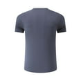 thumbnail image 2 of Tauxra Men's Ice Silk Seamless Short Sleeve T-Shirt, Breathable Top, Comfortable Casual Shirt for Warm Weather, 2 of 4