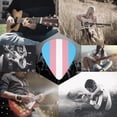 thumbnail image 5 of 6pcs Set Transgender Flag Guitar Picks Plectrums for Bass Electric Guitar Acoustic Guitar Lovers Guitarists, 5 of 7